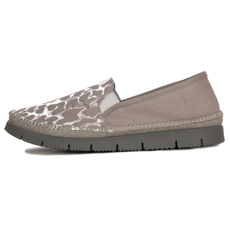 Maciejka Beige + Silver Low Shoes