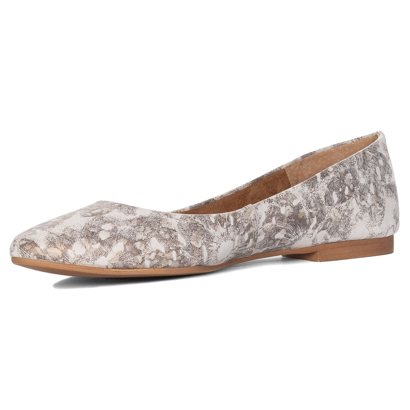 Maciejka Women's Leather Copper White Ballerinas