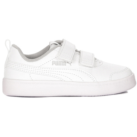 Puma Courtflex v2 V PS White Velcro shoes for children