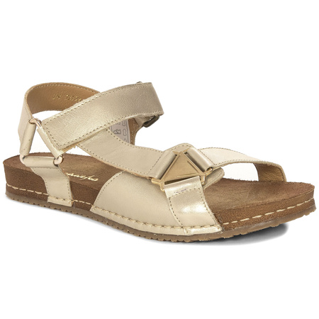 Maciejka Women's Leather Sandals Gold