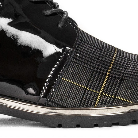 Black Artiker insulated boots for women