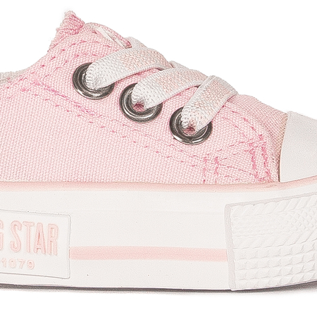 Big Star Trampki dziewczęce niemowlęce Pink różowe