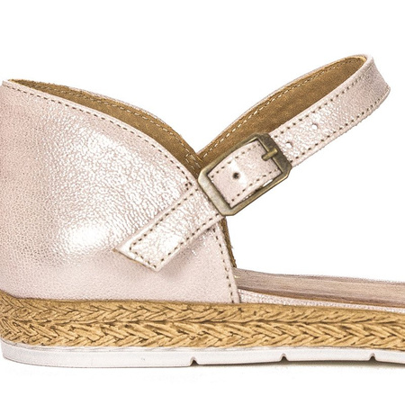 Maciejka 04536-01/00-5 Black+Pink Flat Shoes