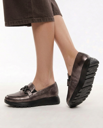 Wonders Women's Leather Half Shoes Elvin Plomo