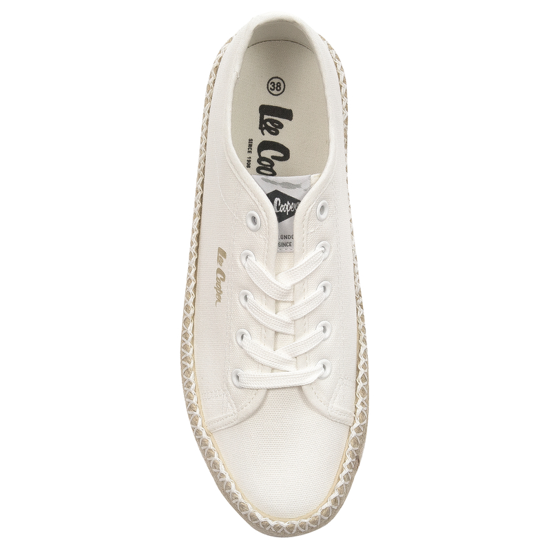 Lee Cooper Trampki Damskie White Beżowe LCW-24-44-2410L