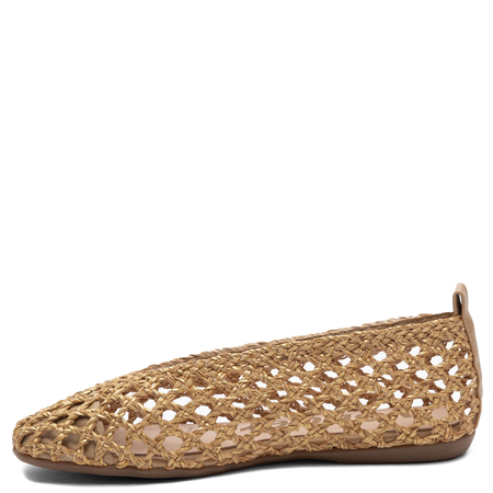 Wonders CH-1005 Woven Braided Low Shoes Gold CH-1005-PLATINO