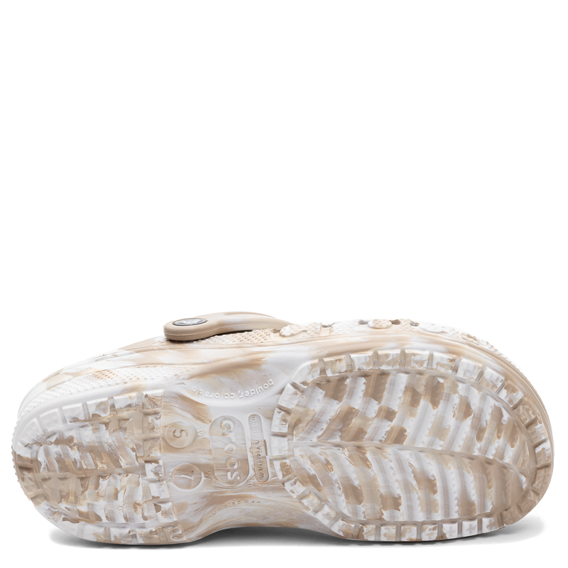 Crocs Classic Marbled Clog Klapki Damskie Wzorzyste Beżowe 206935-2ZM