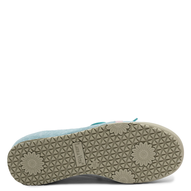 Laura Vita Tivanao Skórzane Sneakersy Zamszowe Wielokolorowe TIVANAO-01-CIEL