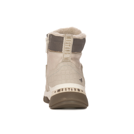 Mustang Botki damskie ocieplane Ivory