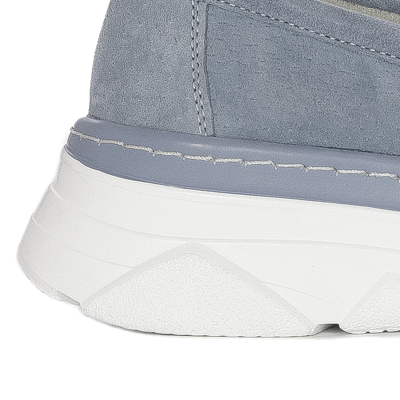 Filippo Women's Moccasins Leather Blue