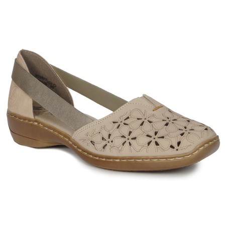 Rieker Beige Flat Shoes