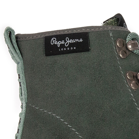 Trampki damskie Pepe Jeans PLS50429 790 Grey Green Ascot Desert
