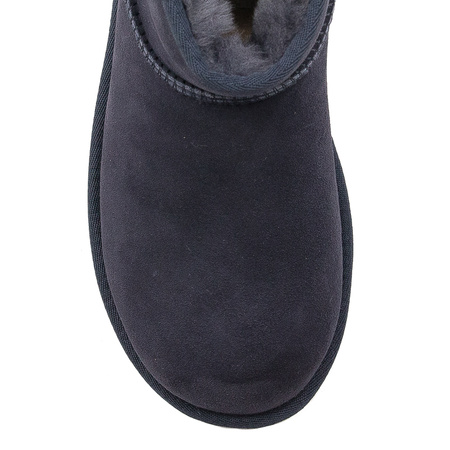 Botki UGG skórzane ocieplane W CLASSIC MINI II EVB