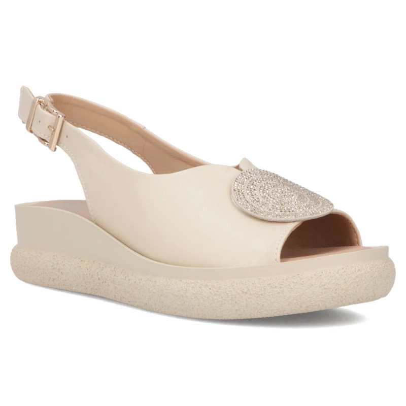 Filippo Women's Flat Sandals Beige