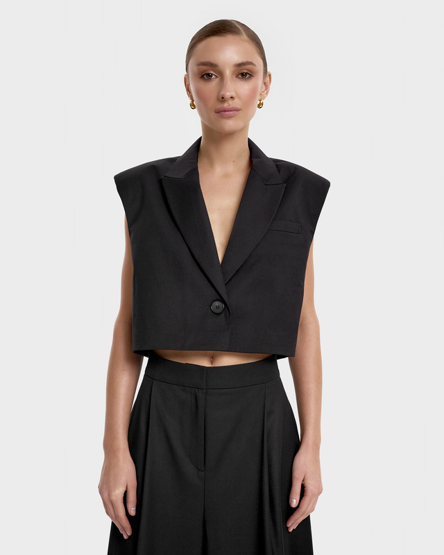 Opra Women's Vest Basima Black
