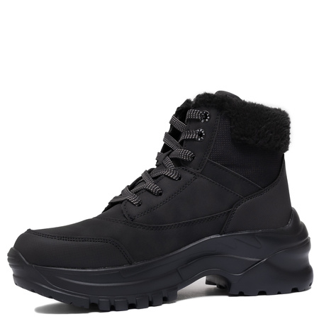 Lee Cooper Insulated Ankle Boots Platform Black LCJ-25-01-3743