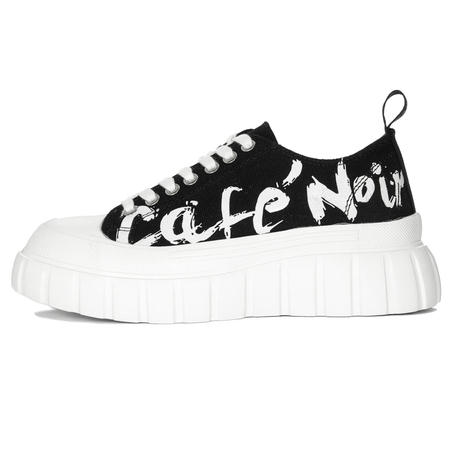 CAFENOIR Półbuty Damskie Sneakersy Nero Czarne