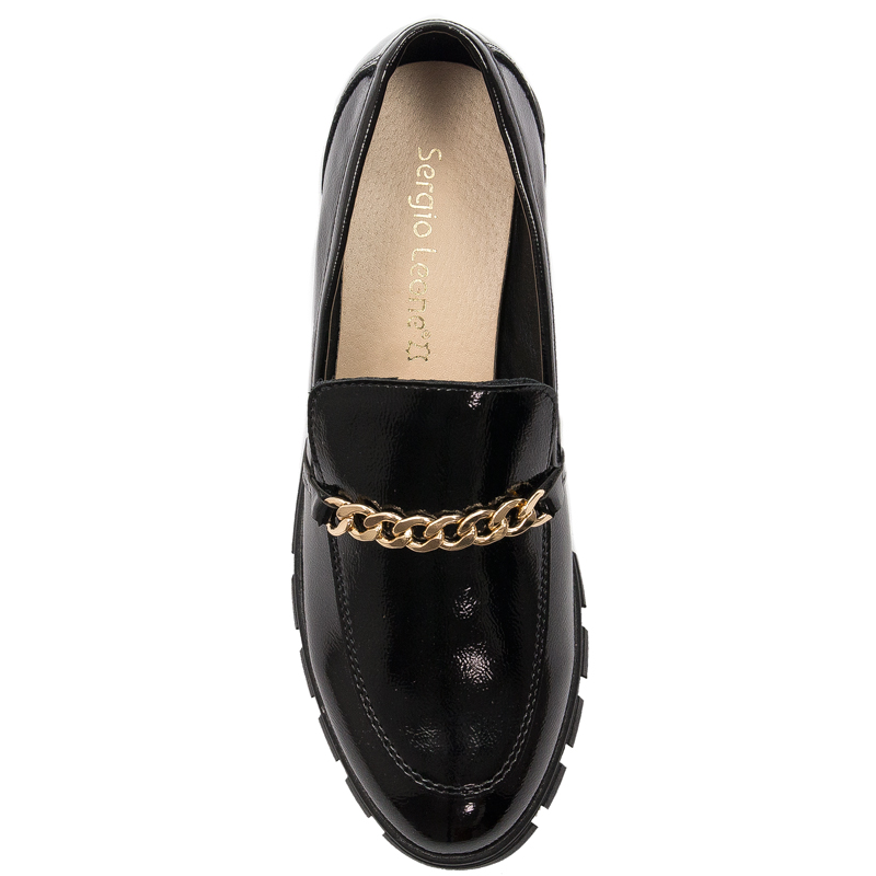 Sergio Leone Women's Black loafers shoes
