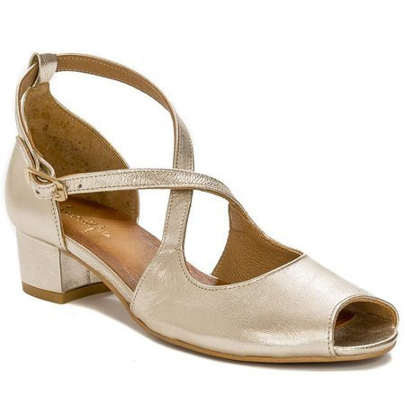 Maciejka 04509-25/00-1 Gold Pumps