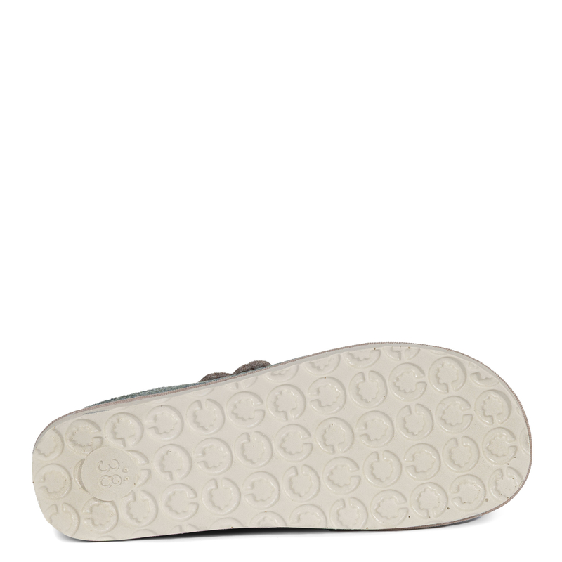 Inblu Felt Home Slippers Leather Insole Green CS000043-GREEN