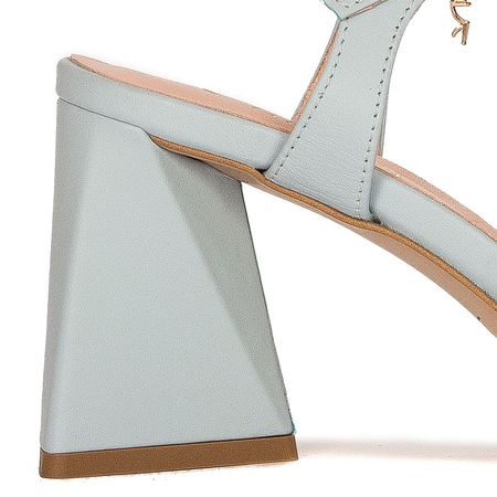 Visconi Women's leather Blue Sandals