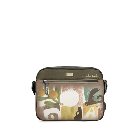 Anekke Crossbody Triple-Compartment Bag With Front Zip Pocket Multicolor 42703-516