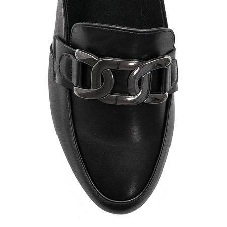 Women's Loafers Shoes Sergio Leone Black
