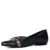 Maciejka Leather Ballerinas With Decorative Buckle Black 05934-01/00-1
