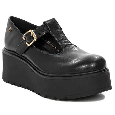 Maciejka 6271A-01/00-1 Black flat shoes