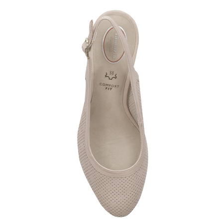 Tamaris Women's Old Rose pink leather pumps