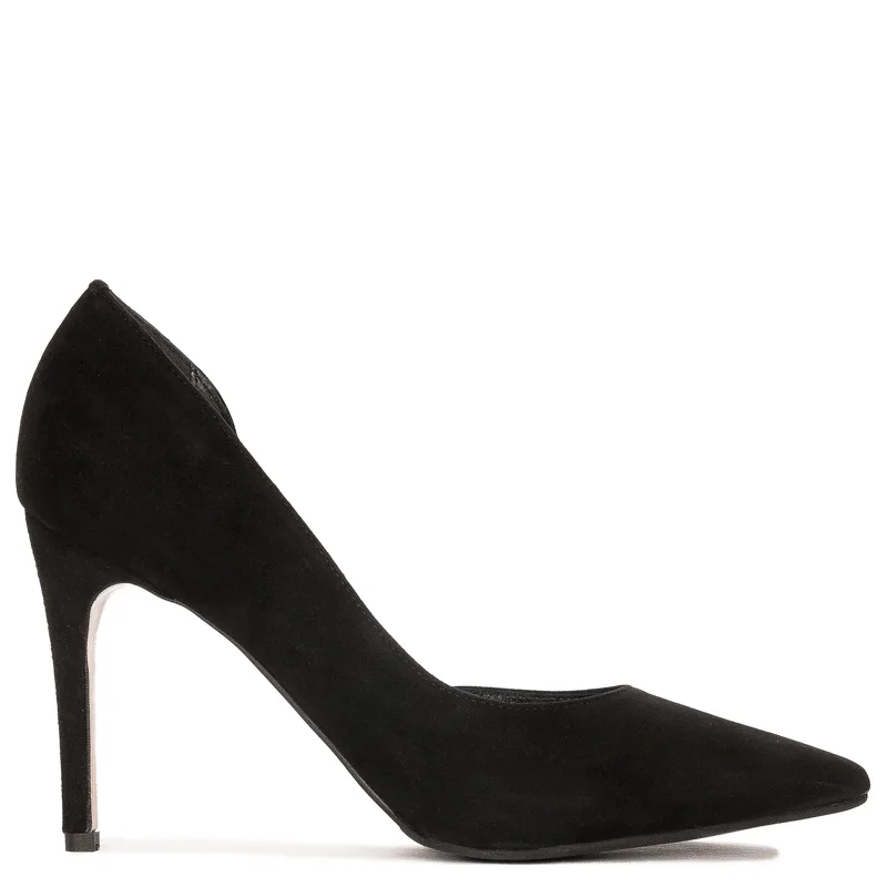 Visconi women's Nero Leather Heels Pumps