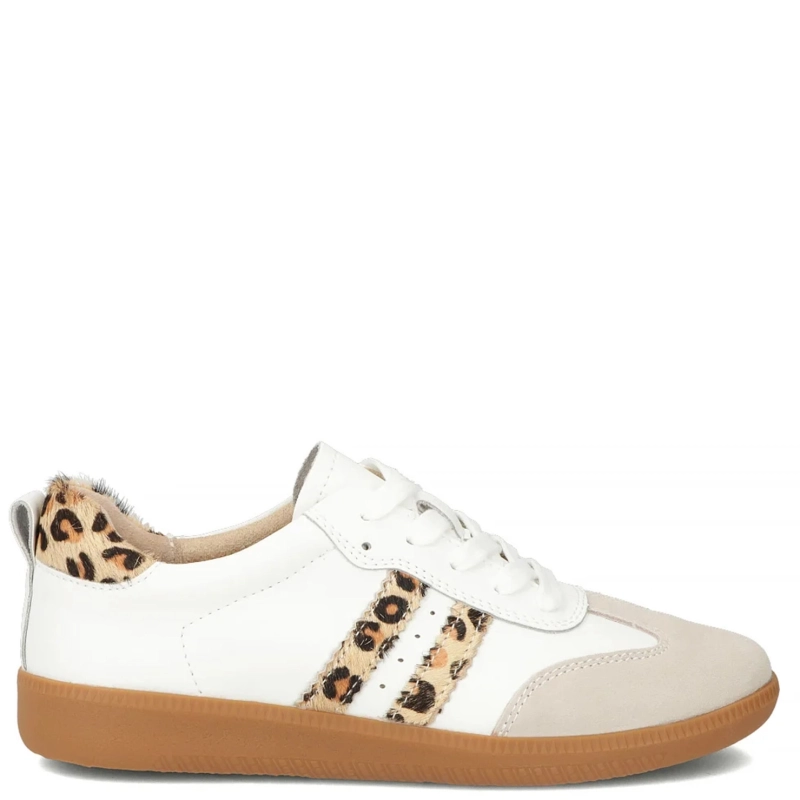 Filippo Skórzane Półbuty Damskie Biały Leopard DP7508-26-WH-LEO