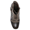 Laura Vita Women's Kaki Ankle Boots