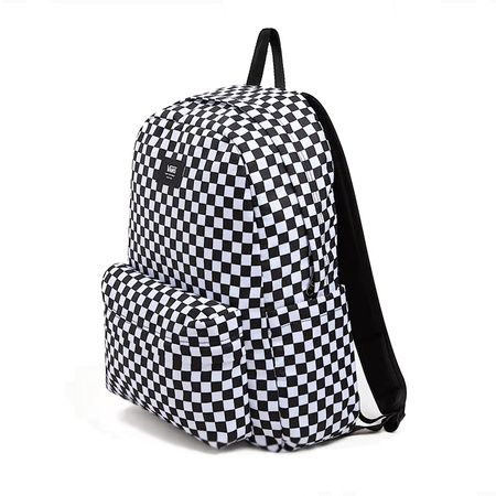 Old Skool Check Backpack Black and White