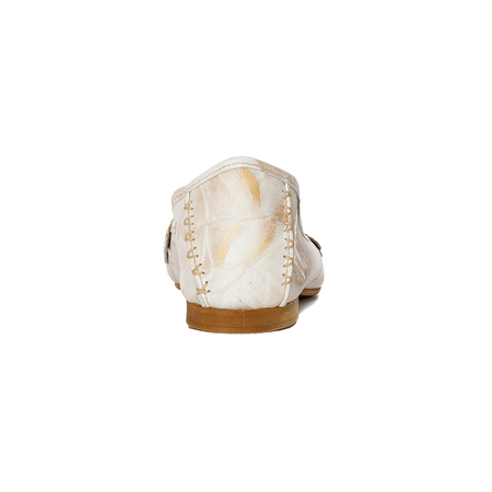 Maciejka 01358-22/00-0 Beige + Gold Ballerina