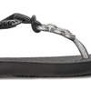 Ipanema Sandały japonki dziecięce dziewczęce Class Charm II Kids Black/Silver