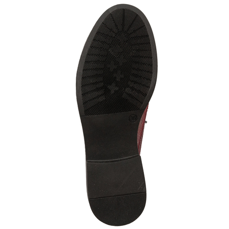 Maciejka Women's Leather Half Shoes Maroon