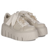 CheBello Women Flat Shoe Beige