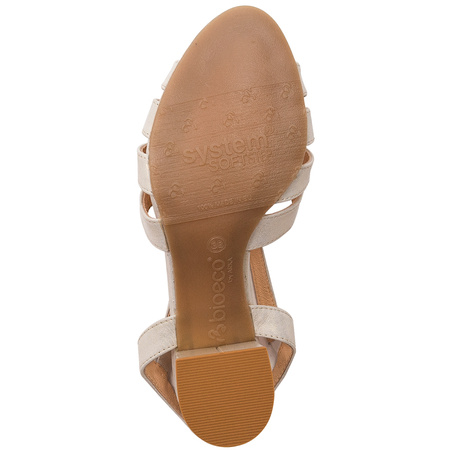 Bioeco Women Sandals On Heel Beige