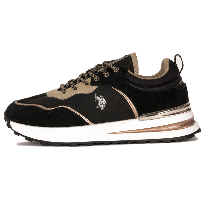 U.S.Polo Assn. Women's Sneakres Black and Beige
