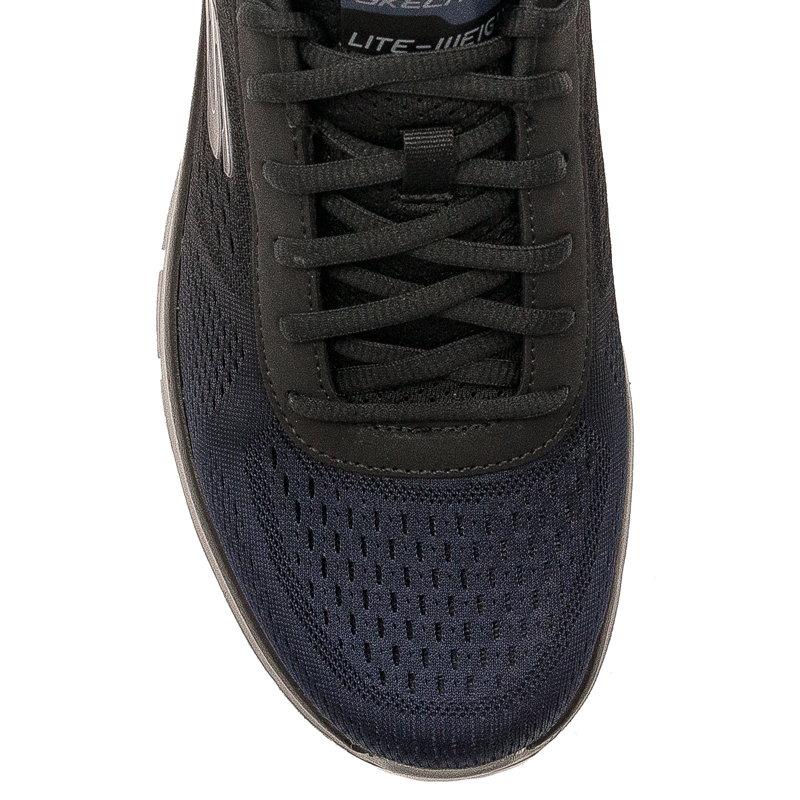 Skechers Sneakersy Męskie 232399-NVBK Czarny