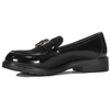 S.Barski Mokasyny damskie Black Patent czarne lakierowane