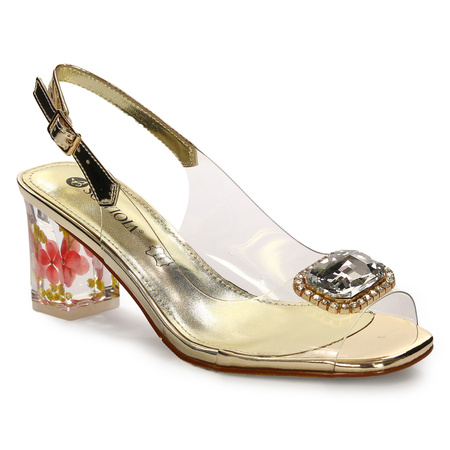 Sca'viola Women's Gold Sandals