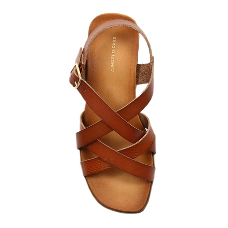 Sergio Leone Sandals Brown