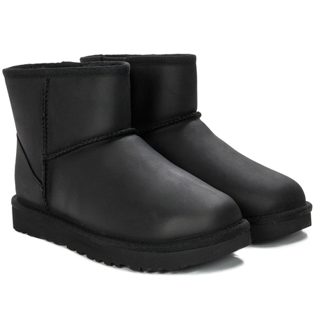 UGG W Classic Mini Leather Black 1016558 BLK