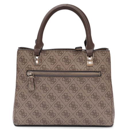 Guess Elegant Satchel Bag Shoulder And Handbag Beige HWBG9672050-LATTE