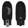 Ugg Women's Gloves in Uggfluff Mitten With Logo Tape Black