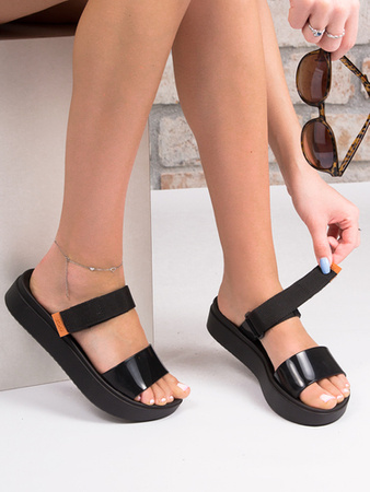 Zaxy Step Tam Fem Black flip-flops