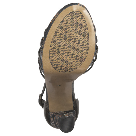 Maciejka Women's Graphite Sandals On Heel
