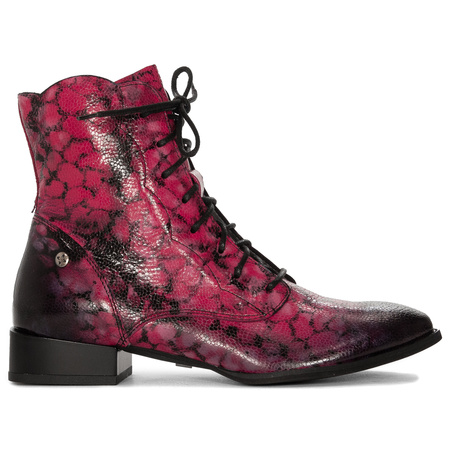 Maciejka Women's Leather Boots Maroon